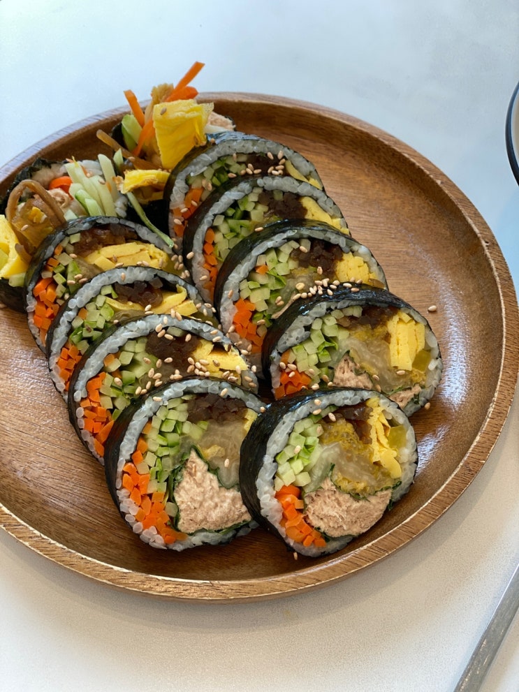  불당동 건강한김밥 본점에서 키토김밥 먹어봤어요