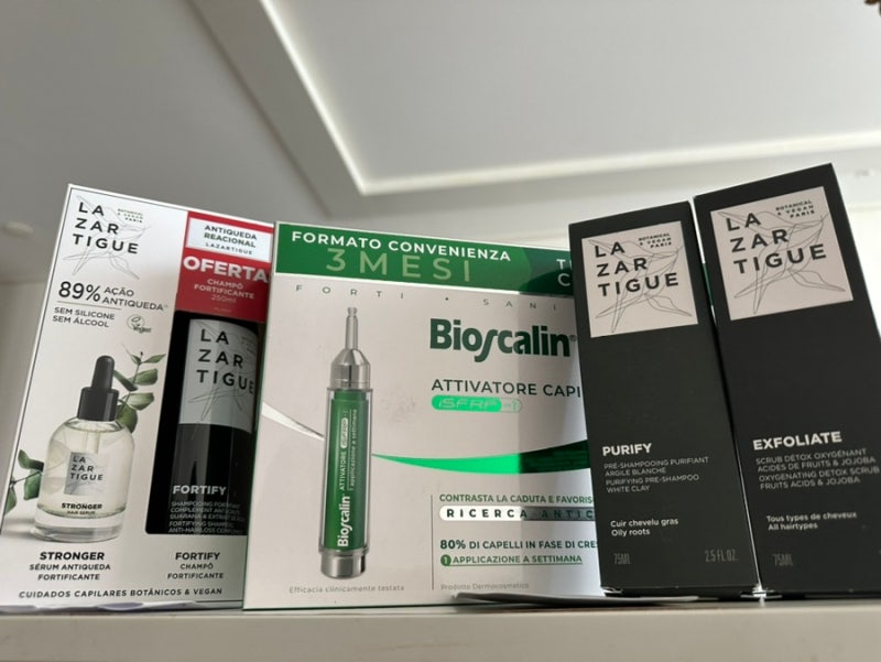 헤어 제품 직구_ Lazartique & Bioscalin