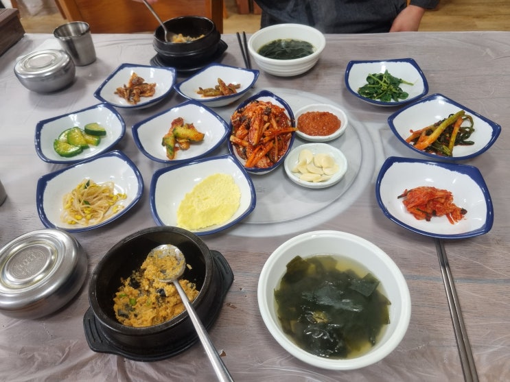  여수 무선 쌈밥집 우렁쌈밥