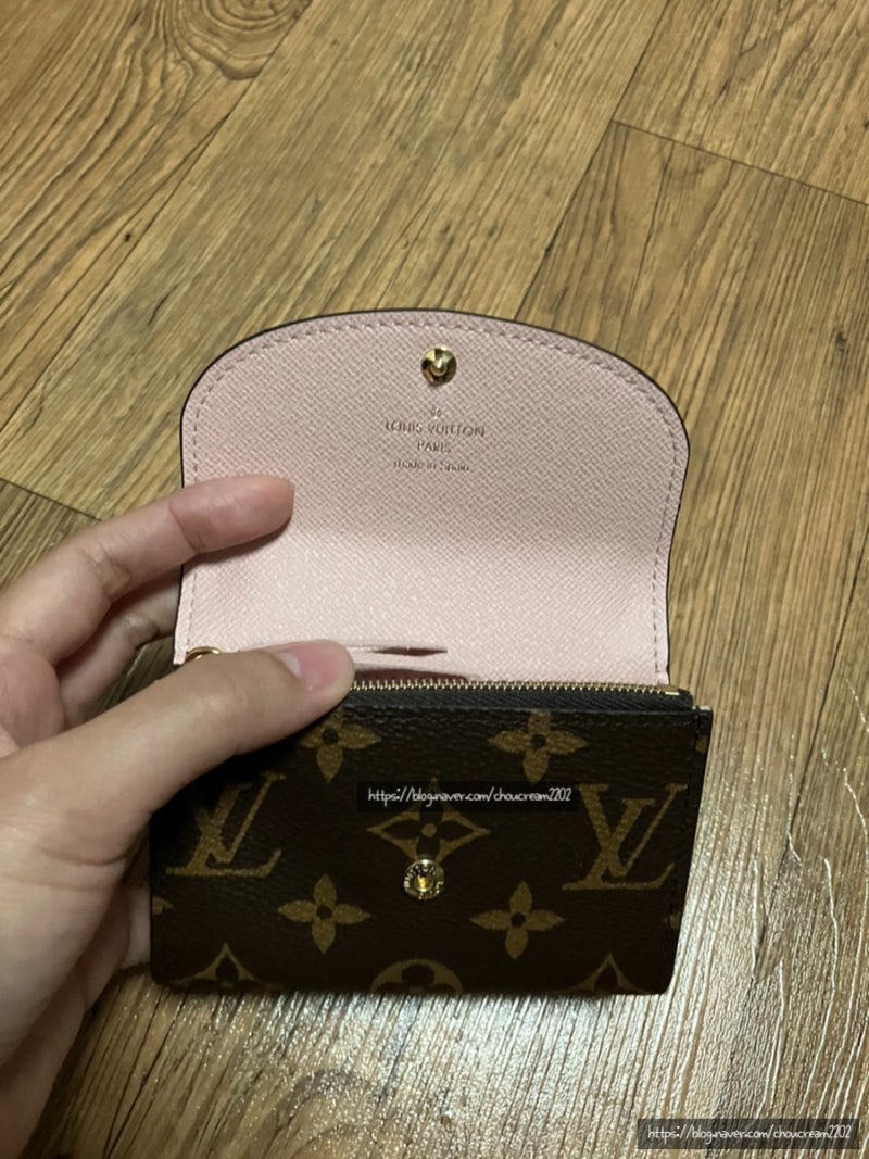 여성 지갑 추천! 루이비통 반지갑 로잘리 코인 퍼스 솔직 후기 : 네이버 블로그