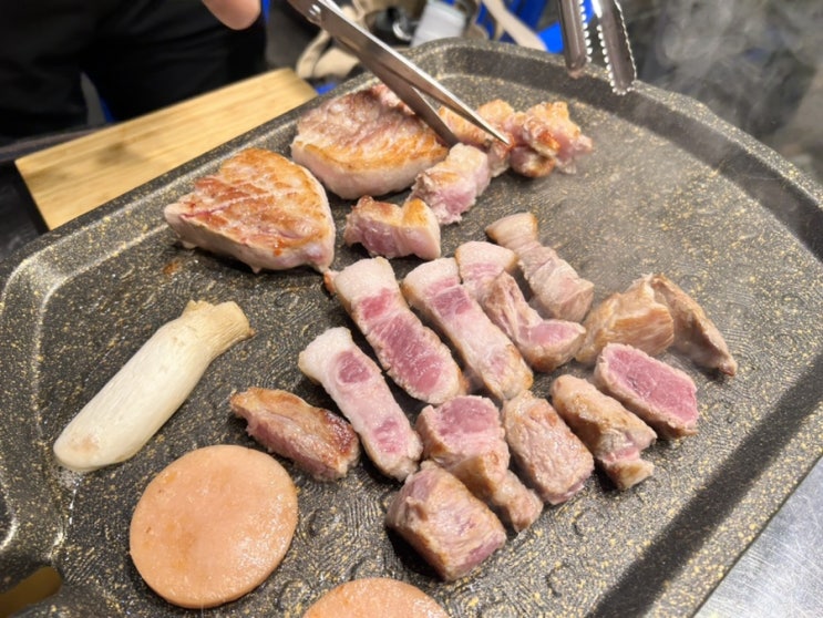  별내역 삼겹살집 별내가 야외 애견동반 맛있는 한끼