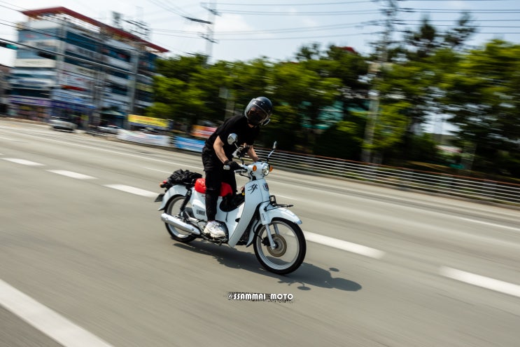  RX100LM5A로 주행 샷! 그리고 베스파 타고 구산면까지