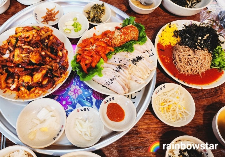  [충남 홍성 맛집(3)] 내포신도시 오봉집 & 선데이커피(SUNDAY COFFEE), 낙지볶음, 막국수, 보쌈, 망고파이, 커스터드파이