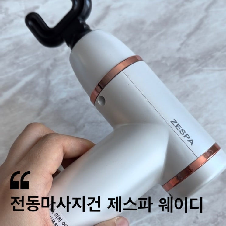  전동마사지건 제스파 목 허리 어깨 종아리 마사지기 추천