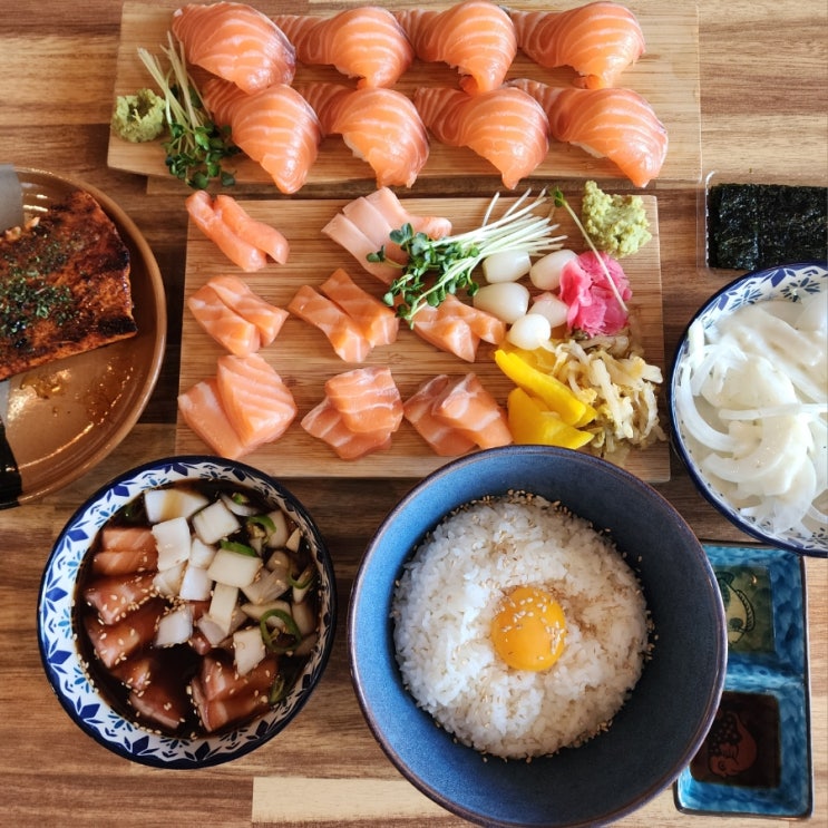 첨단 맛집 청년연어 첨단점 연어파티 후기