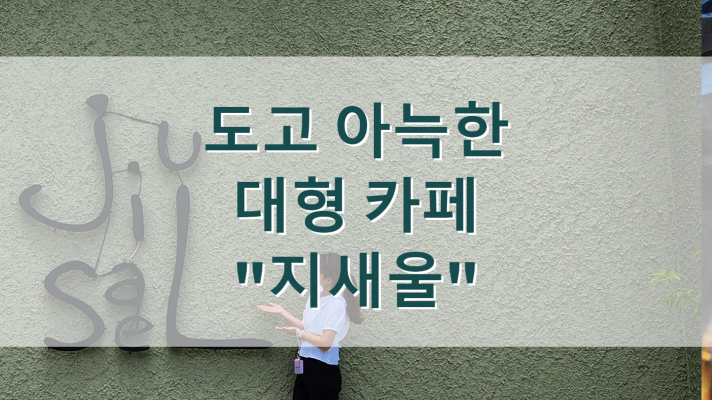  뷰가 예쁜, 아산 도고 대형 신상 카페, 지새울