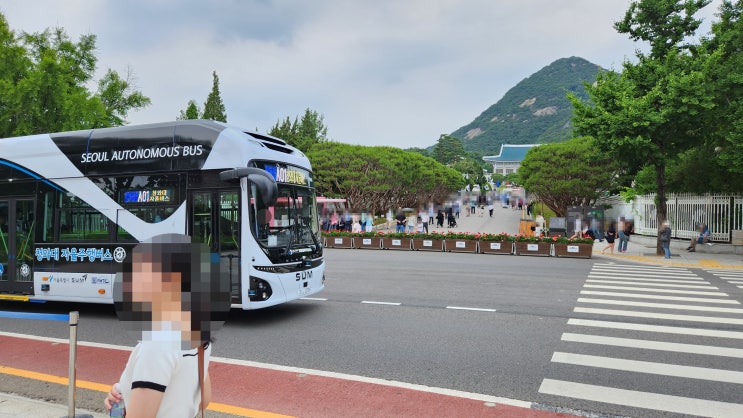  에스유엠 청와대 자율주행버스 탑승기(TAP! 서비스)