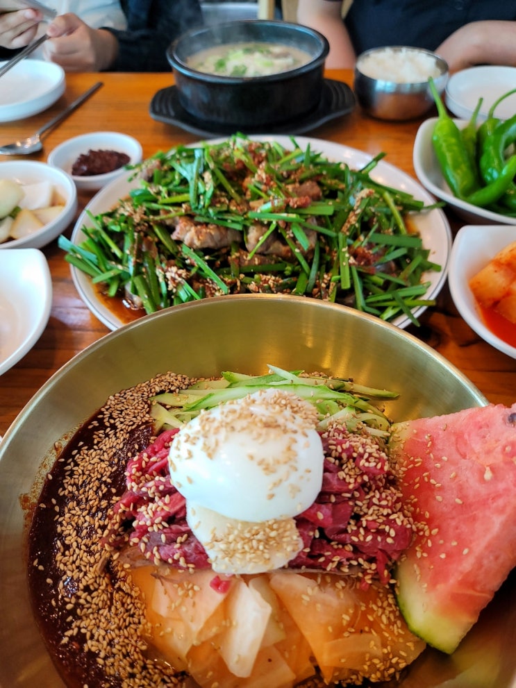  세종냉면맛집 본가 신촌설렁탕 육회비빔냉면 & 설렁탕 & 꼬리찜 후기