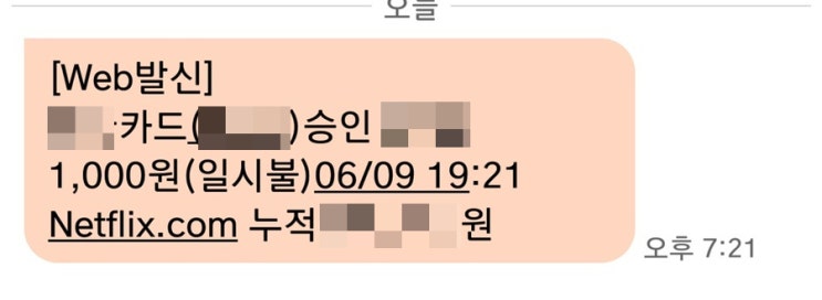  넷플릭스 결제수단 변경 / 카드 변경 방법 : 1,000원이 빠져나간 이유