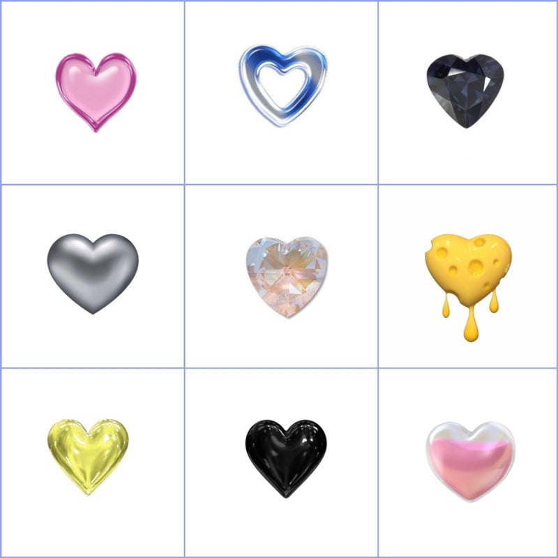 하트 ♥ 인스타 하이라이트 커버 사진 ㅣ 인스타 프로필 감성 사진⁺₊˚✧