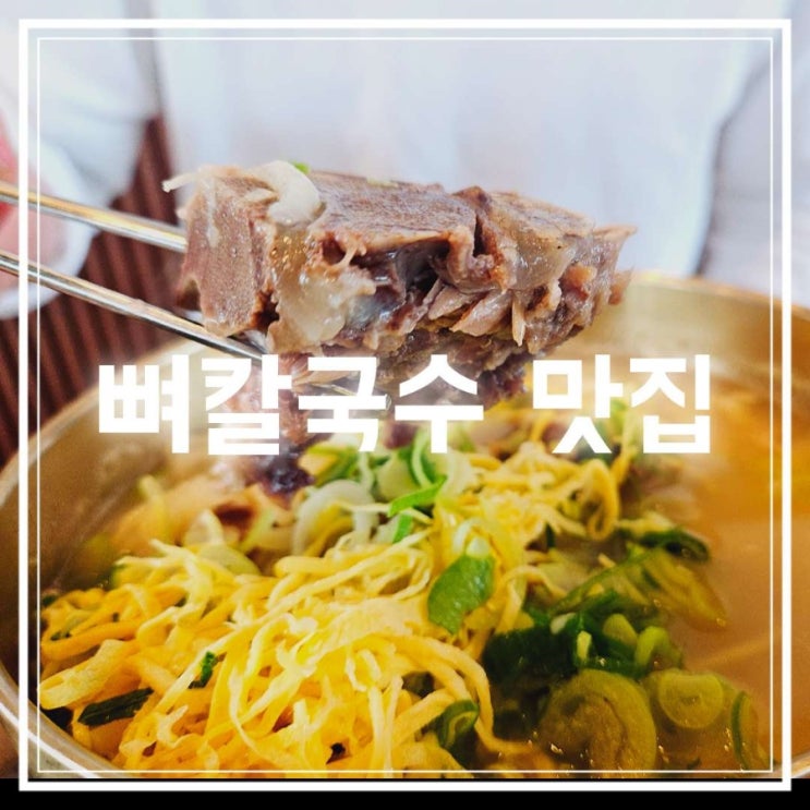 김포 맛집 운양동 칼국수 맛있는녀석들 평이담백뼈칼국수