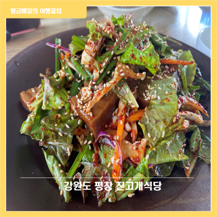  평창 진고개식당, 이런 맛집이 숨어있다니!