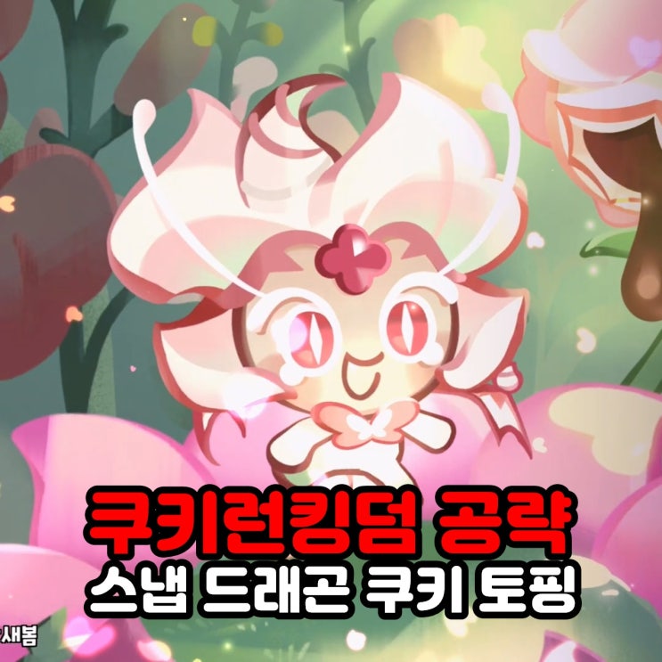  스냅 드래곤 쿠키 토핑 쿠키런킹덤 공략