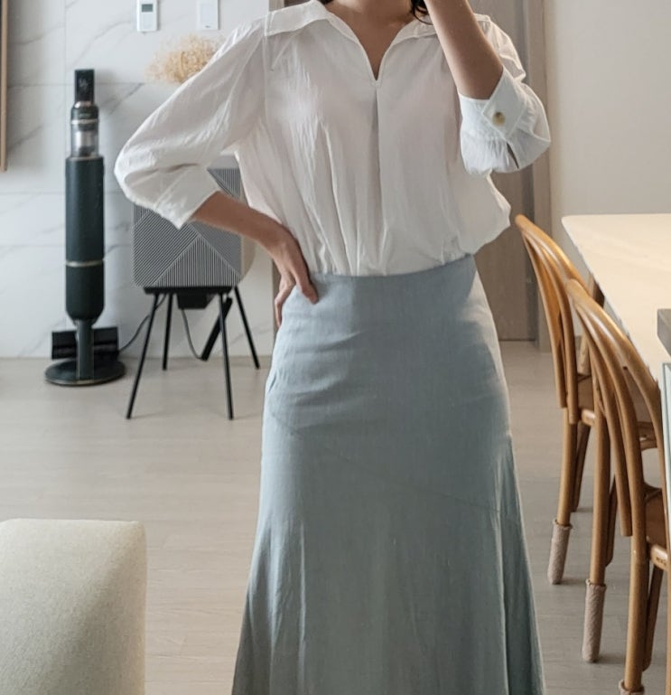  3만원대 가성비 블라우스,셔츠 쇼핑후기 :) 라인어디션 백트위스트셔츠, 와이드 오픈카라 블라우스
