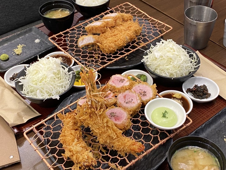  현대백화점 판교 맛집 정돈 프리미엄에서 카츠정수를 느끼고 왔어요