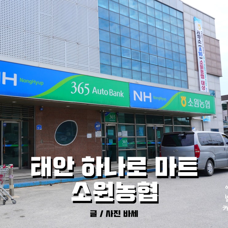  태안 하나로마트, 소원농협 본점에서 캠핑 장보기