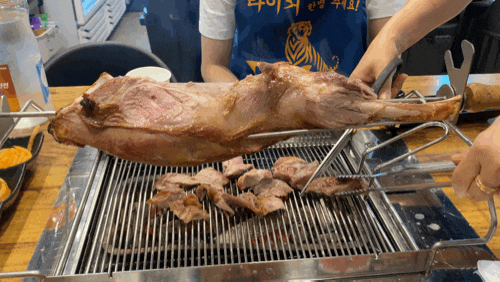  성남 모란 맛집 모란왕징양다리양꼬치 이색 양다리구이