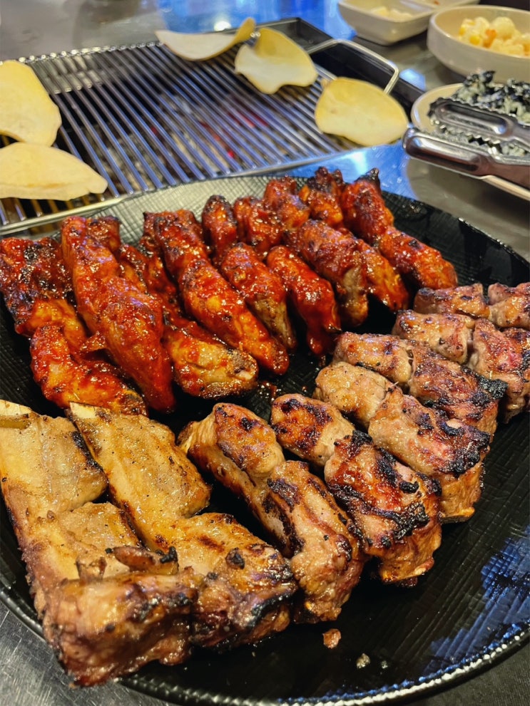  인생극장쪽갈비 성남점:) 나빼고 다가본 성남 태평역 숯불쪽갈비 맛집