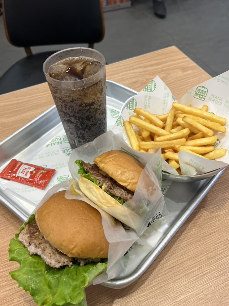  신중동역 수제버거 프랭크버거 불고기버거가 맛있는 곳