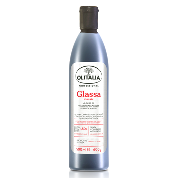  올리타리아 발사믹 글레이즈 크림 (500ml x 10개입) 이탈리아산 새콤달콤 소스 샐러드 드레싱
