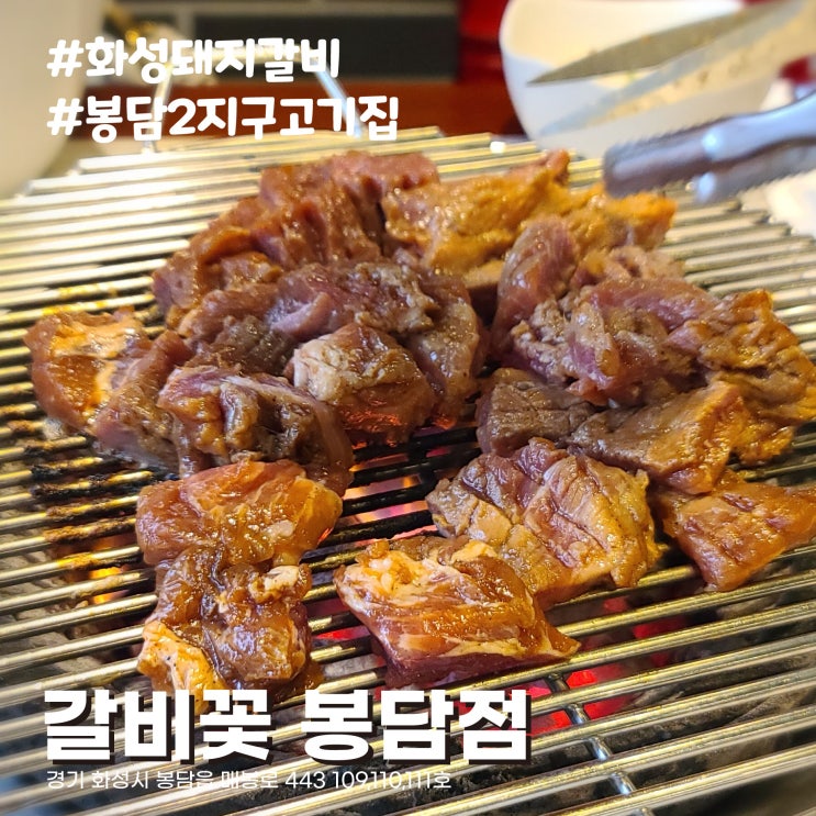  [화성/봉담 돼지갈비] 두툼한 고기, 신선한 샐러드바, 된장찌개 맛집 갈비꽃 봉담점