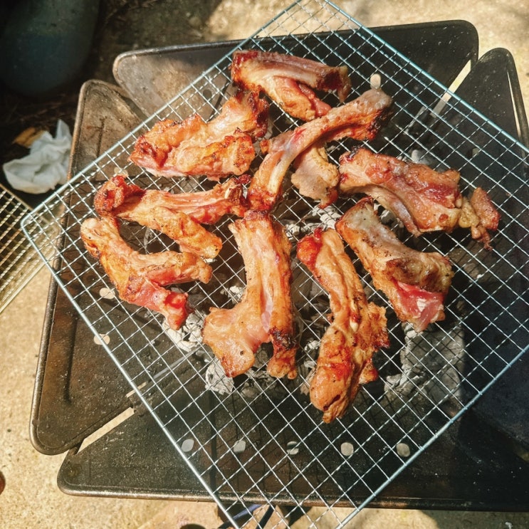  캠핑음식 추천! ㅣ 시그널박스 쪽갈비