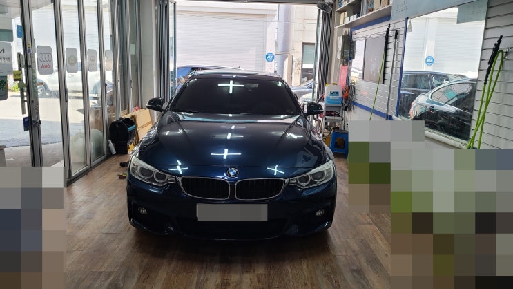 BMW 4시리즈 F36기존 블랙박스 탈거후 아이나비Z9000으로 탈바꿈 하세요~