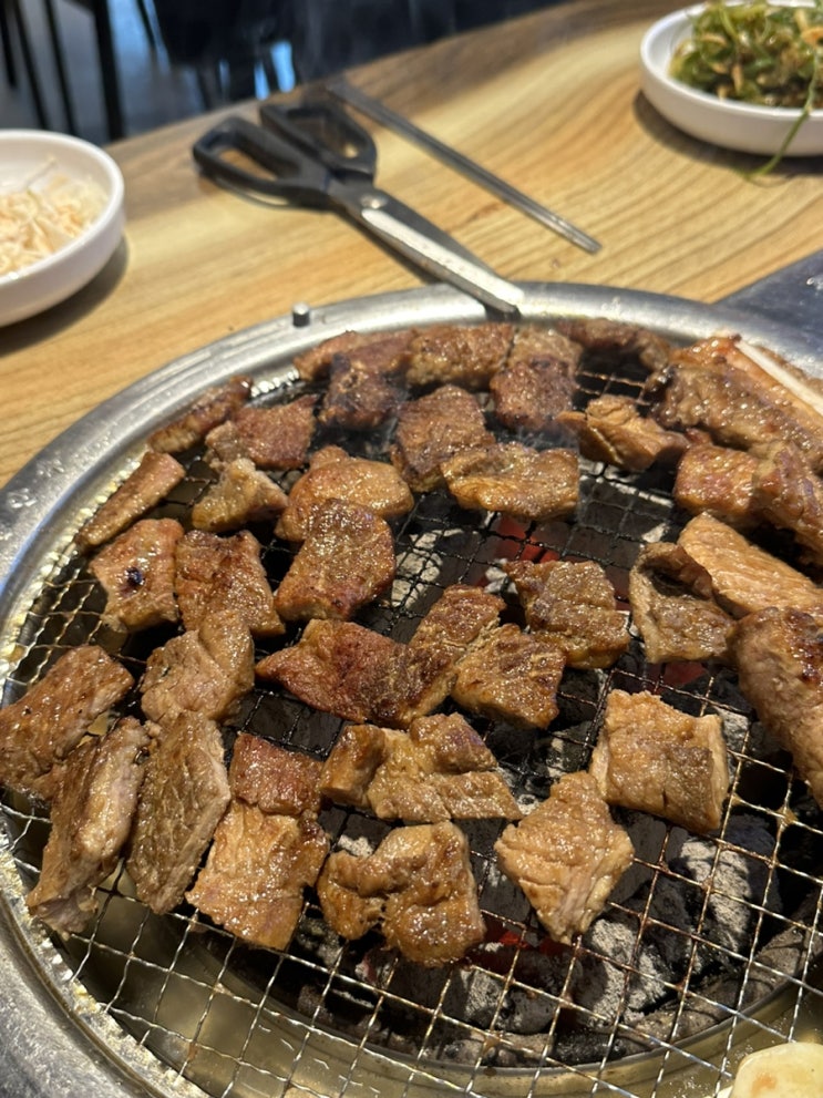 진주 초전동 맛집: 진빼이숯불갈비(내돈내산)국내산 수제돼지갈비 진짜 맛있어요