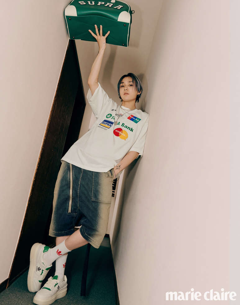 남성용 보라색 수프라 신발