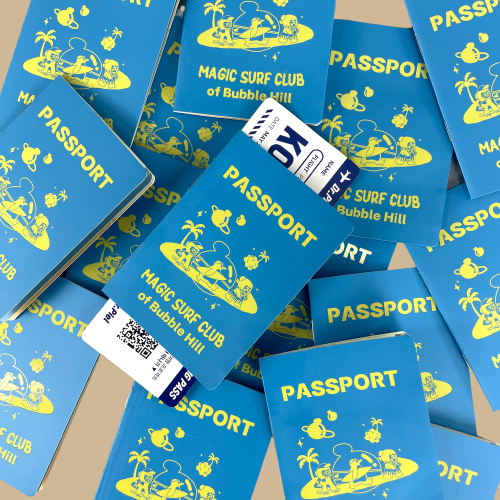 여권을 모티브로 한 예쁜 여권인쇄물 #여권디자인