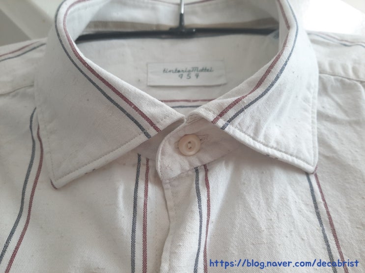 최근 구매한 Ivory / Ecru / Lemon 색상의 셔츠들(Xacus, Bolzonella 1934, Tintoria Mattei 954)