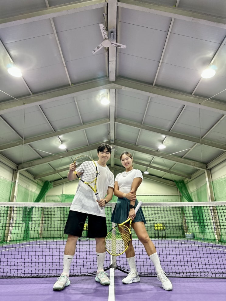  서울 근교 하남 오륜실내테니스장 인생 첫 테니스 TENNIS