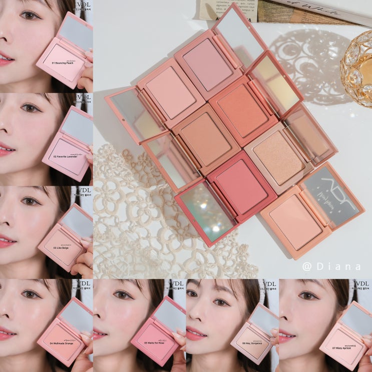 요즘 유행 뽀용 블러셔 VDL 치크스테인 전색상 + NEW 웜톤 컬러 요즘 유행 뽀용 블러셔 VDL 치크스테인 전색상 + NEW 웜톤 컬러