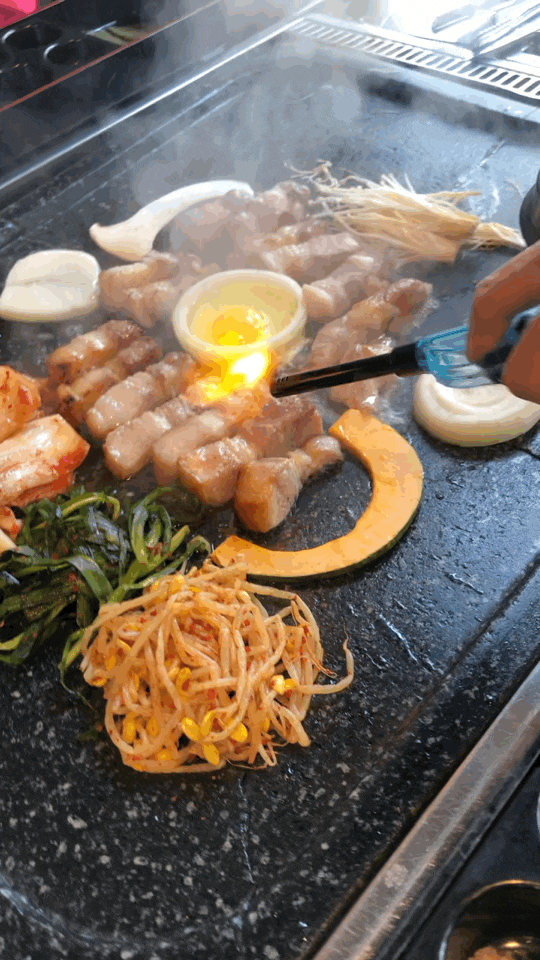  송도 삼겹살 맛집 화통삼 냉면 볶음밥까지 뇸뇸뇸