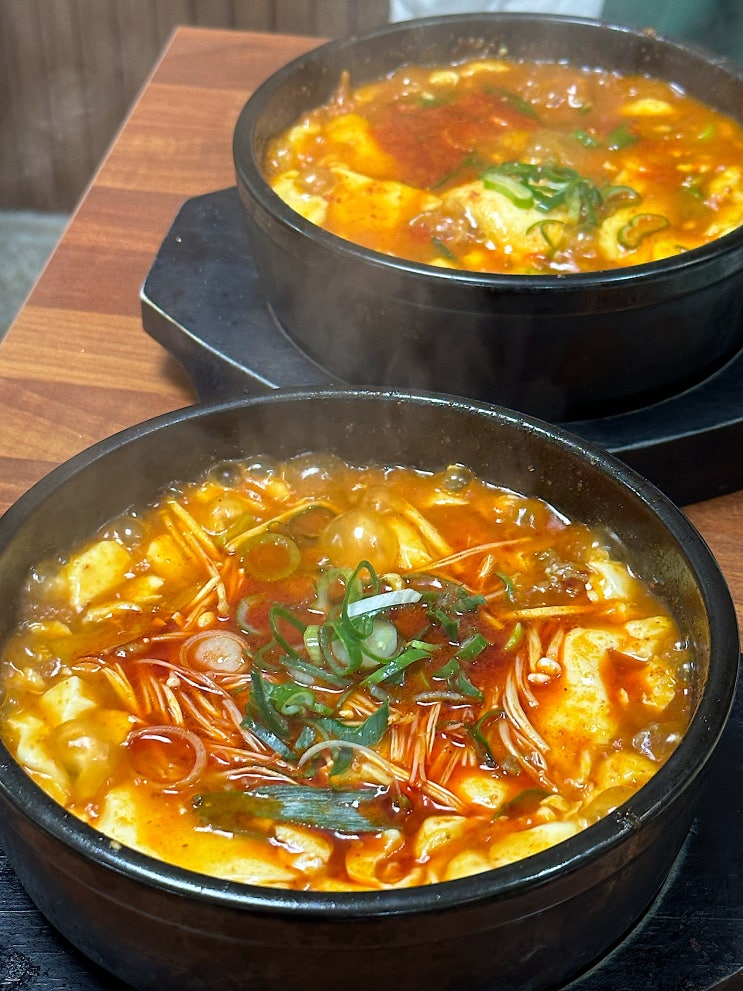  서울 송파 잠실새내 | 국산콩 100% 전주고을해물순두부, 아침마다 직접 두부 만드는 곳, 오늘 점심 메뉴 추천