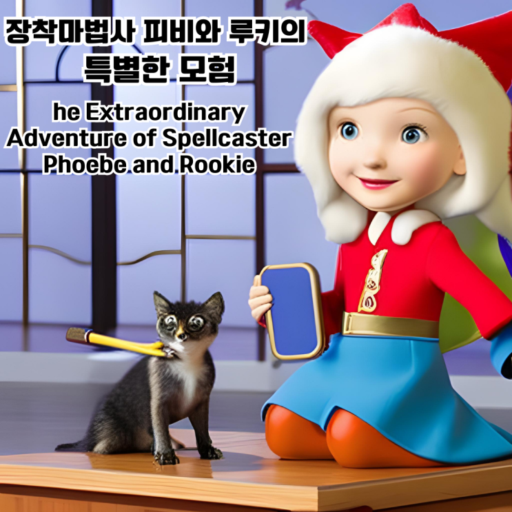  "장착마법사 피비와 루키의 특별한 모험" "The Extraordinary Adventure of Spellcaster Phoebe and Rookie" 반려동물동화 창작동화 어른