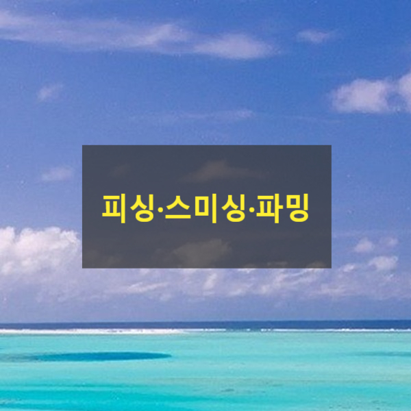  피싱·스미싱·파밍 정확히 알고 예방해요!