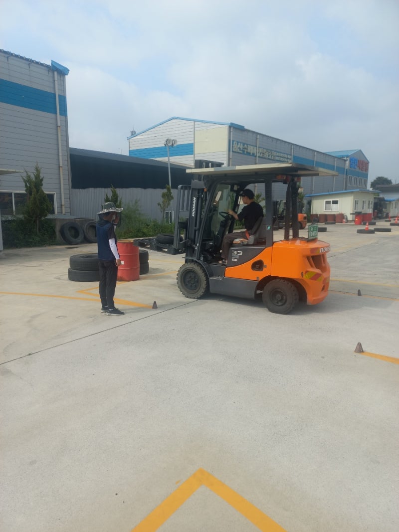 [후기]울산 북구 이화중장비 학원 지게차,굴삭기 후기