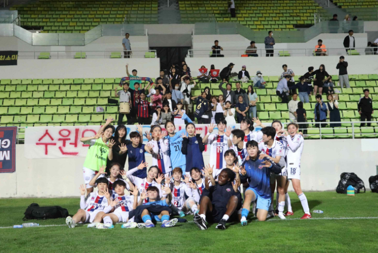 [WK리그] <b>수원</b>FC 위민, <b>인천</b>... <b>인천</b>현대제철에 2-1 <b>승리</b>..... 