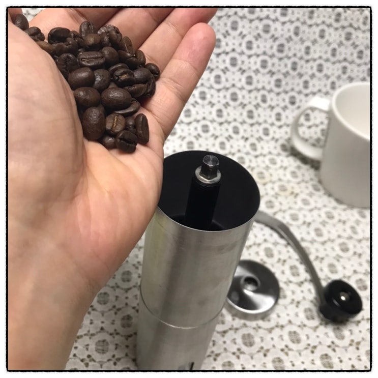 원두그라인더 유진커머스 원두분쇄기 가성비좋은 스텐 커피그라인더 사용후기
