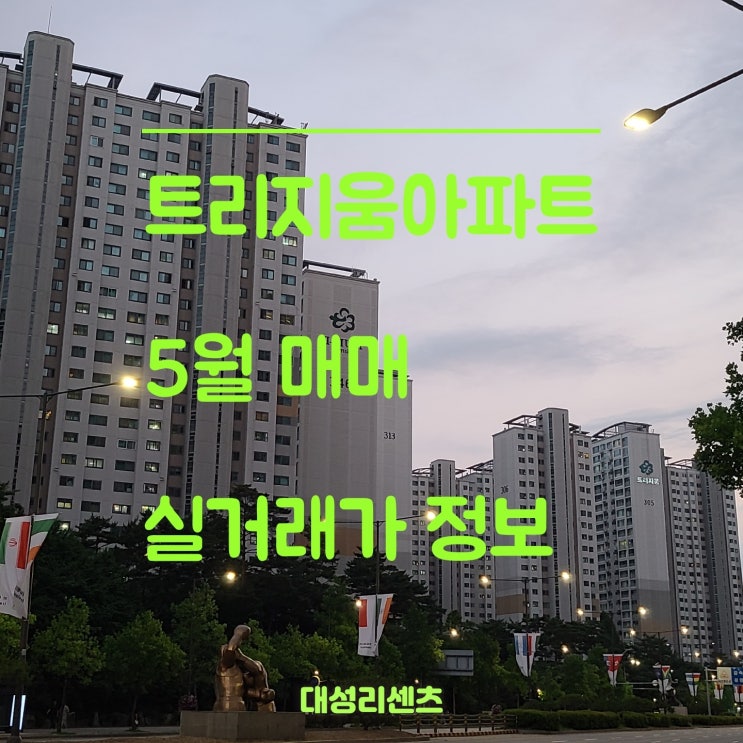  23년 5월 잠실 트리지움 실거래가 매매 정보