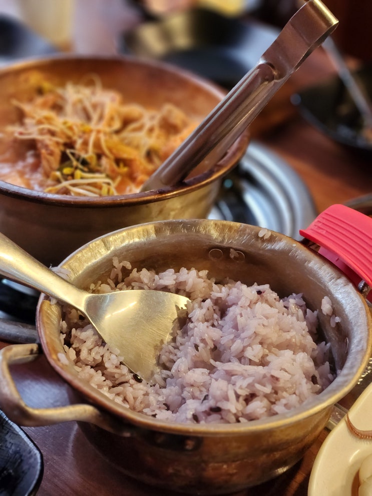  군산 수송동 맛집 양푼갈비스토리 - 묵은지양푼갈비 밥집으로 추천