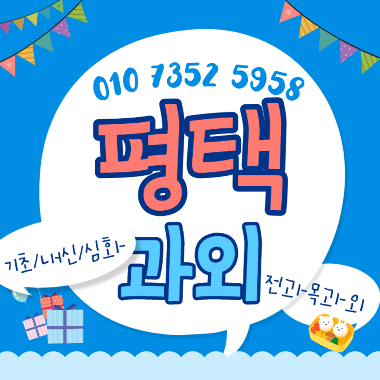  비전동 영어과외 공도 수학과외 지제 사춘기 전문