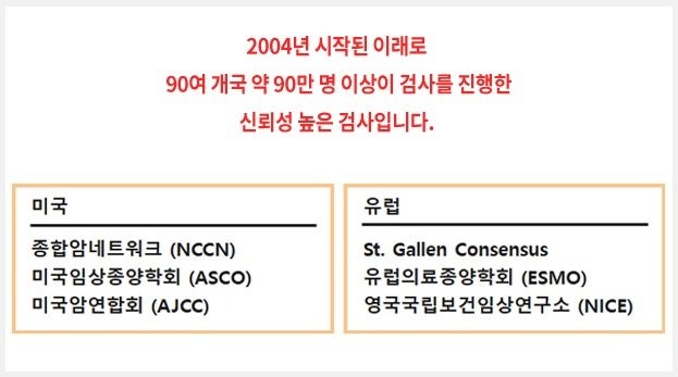  해외위탁 온코타입, 맘마프린트 검사 실손의료비(실비)보험 보상 청구 기준.