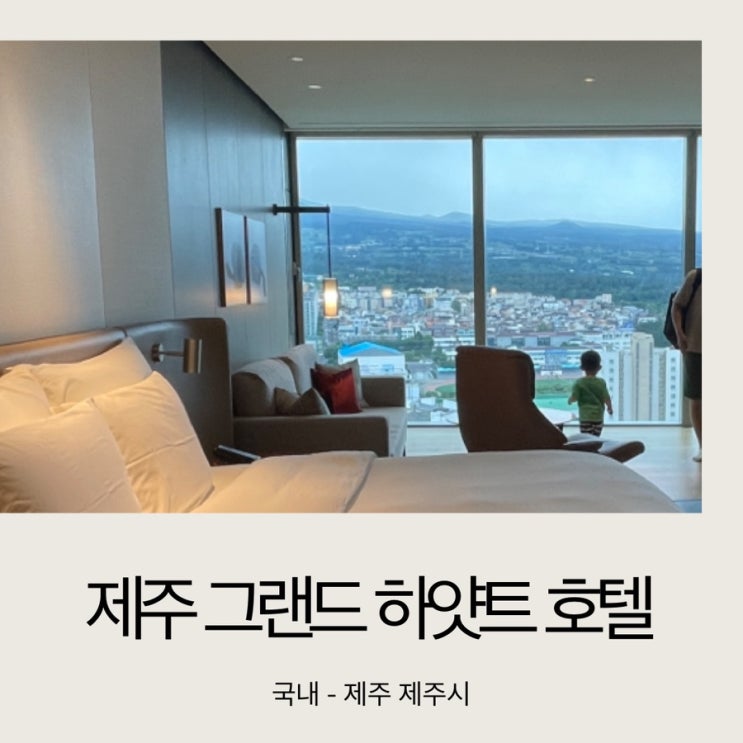  [아이와 제주도] 그랜드 하얏트 제주 숙박 후기/ 온수풀 수영장 / 그랜드 키친 런치