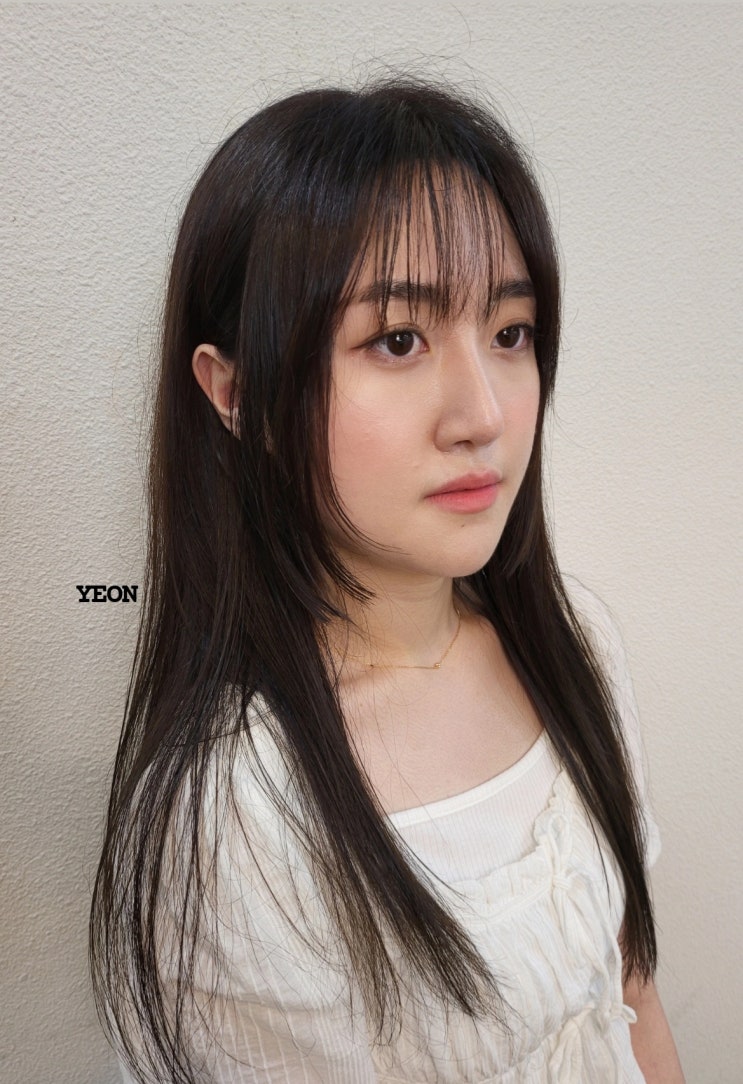  송파잠실헬리오시티미용실 수지/ 뉴진스 민지 히메컷 전체매직 생머리 연디자이너 연쌤