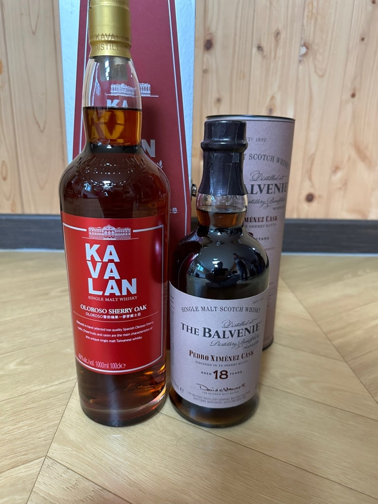 카발란 올로로소 쉐리오크 vs 발베니18 PX CASK 카발란 올로로소 쉐리오크 vs 발베니18 PX CASK