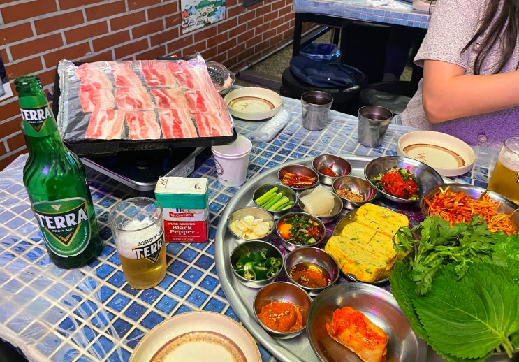  잠수교집 성수 삼겹살 웨이팅 안 아까운 냉삼 고기집 맛집