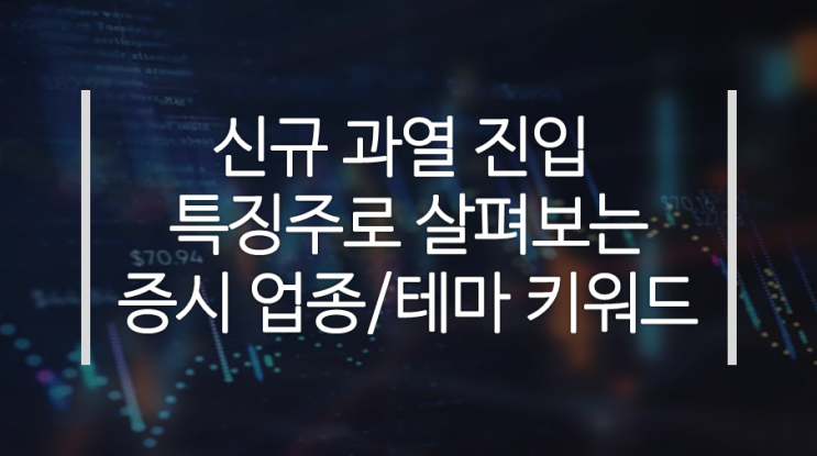  (6/13) 신규 과열 특징주 업종/테마 키워드 - 반도체 및 이차전지 장비, 전기차 부품(시트히터/반도체/영상센서), 네이버Ai 관련주 등