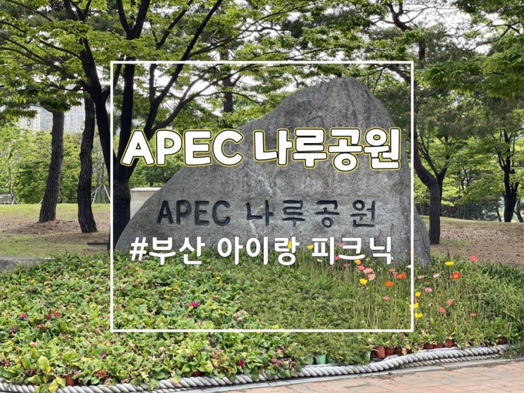 부산 가볼만한곳, 센텀 APEC 나루공원 피크닉 (부산 아이랑)